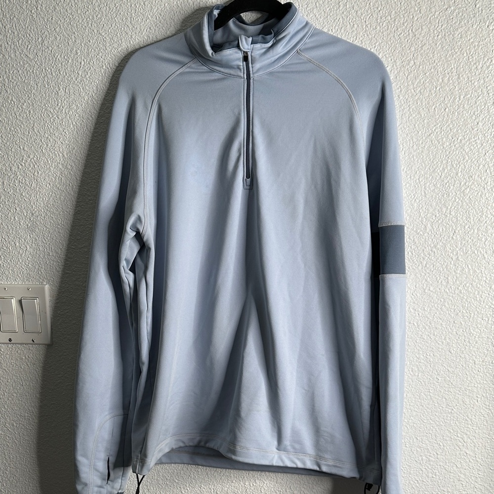 Dunning golf Light Blue Quarter-Zip Pullover size medium